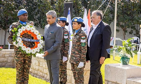 இஸ்ரேல் அரசு நிகழ்ச்சில் இசைக்கப்பட்ட இந்திய தேசிய கீதம் - வீடியோ வைரல்