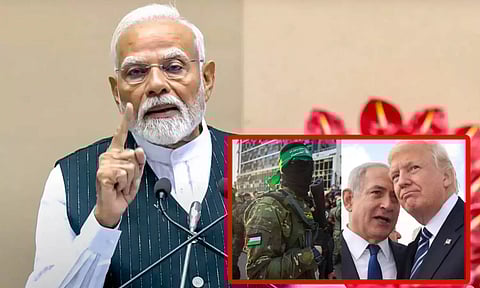 டிரம்ப் தலைமையிலான காசா அமைதி ஒப்பந்த முயற்சிகளுக்கு பிரதமர் மோடி வரவேற்பு