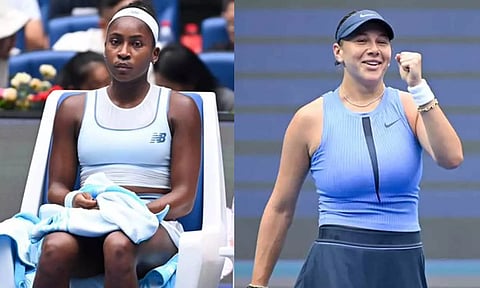 சீன ஓபன் டென்னிஸ்: அரையிறுதி கோகோ காப் அதிர்ச்சி தோல்வி