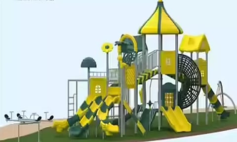 மெரினாவில் உருவாகும் குழந்தைகள் பூங்கா- பெரியவர்களுக்கு உடற்பயிற்சி கூடம்