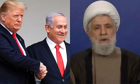 போரினால் அடைய முடியாத நிலத்தை அமைதி ஒப்பந்தம் மூலம் அடைய முயலும் இஸ்ரேல் - எச்சரிக்கும் ஹிஸ்புல்லா தலைவர்