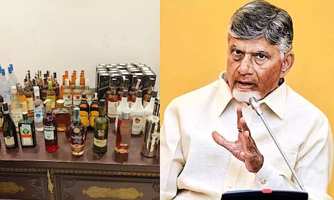 போலி மதுபானம் விற்பனை செய்த தெலுங்கு தேச நிர்வாகிகள் - கட்சியை விட்டு நீக்கிய சந்திரபாபு நாயுடு