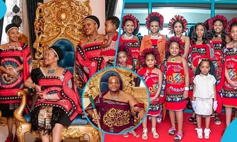 VIDEO: 15 மனைவிகள் மற்றும் 30 குழந்தைகளுடன் அபுதாபிக்கு வந்த ஆப்பிரிக்க மன்னர்