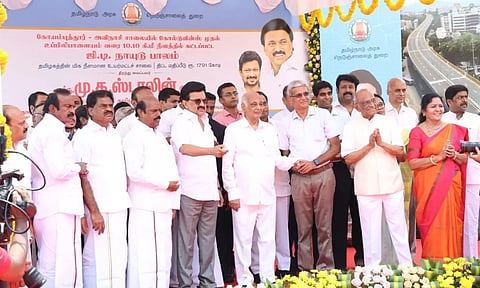 மேம்பாலத்துக்கு பெயர்: முதலமைச்சர் மு.க.ஸ்டாலினுக்கு ஜி.டி.நாயுடு குடும்பத்தினர் நன்றி