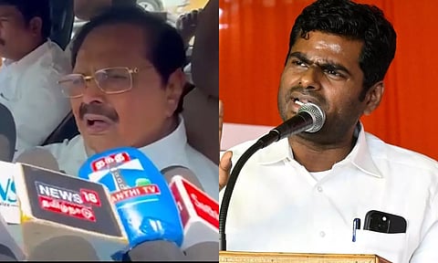 ஒரு நாளில் ஒன்றும் ஆகிவிடாது..!- அமைச்சர் துரைமுருகனின் பேச்சுக்கு அண்ணாமலை கண்டனம்