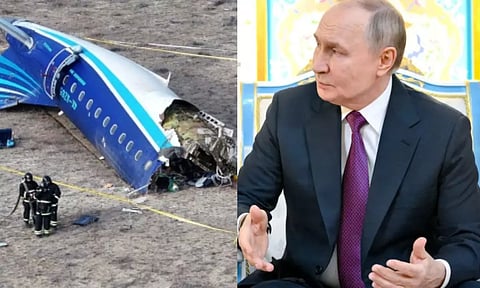 38 பேர் உயிரிழந்த அஜர்பைஜான் விமான விபத்துக்கு ரஷியா தான் காரணம் - ஒப்புக்கொண்ட புதின்!