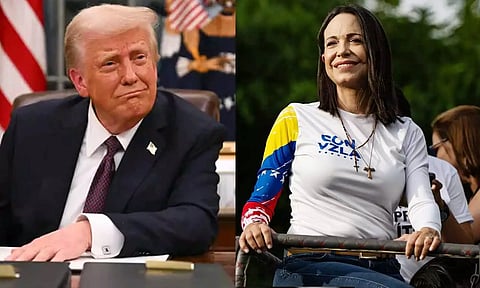 நோபல் பரிசை ட்ரம்புக்கு அர்ப்பணிக்கிறேன்- மரியா கொரினா மச்சாடோ