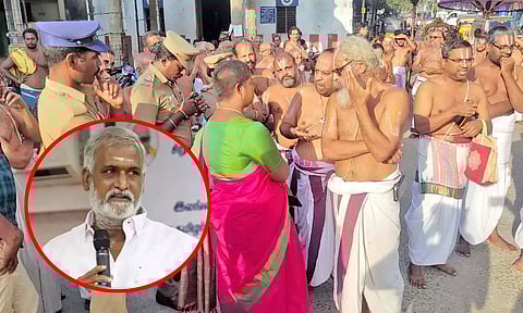 வடகலை, தென்கலை பிரிவினர் விட்டுக்கொடுத்துச் செல்ல வேண்டும் - அமைச்சர் சேகர்பாபு கோரிக்கை