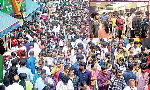 தீபாவளி விற்பனை: சென்னை ஜவுளிக்கடைகளில் இன்று அலைமோதிய கூட்டம்