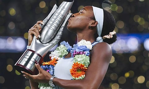 வூஹான் ஓபன் டென்னிஸ்: சாம்பியன் பட்டம் வென்றார் கோகோ காப்