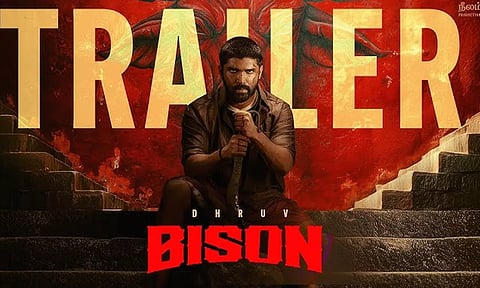 திமிறிய திமில்..! மாரி செல்வராஜின் "பைசன்" டிரெய்லர் வெளியானது