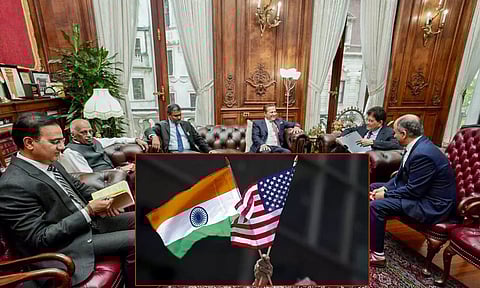 வர்த்தக பேச்சுவார்த்தைக்காக இந்திய குழு அமெரிக்கா செல்கிறது