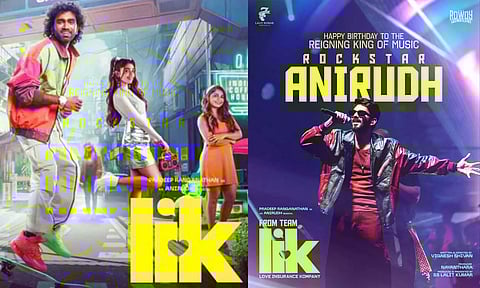 அனிருத்தின் பிறந்தநாளை முன்னிட்டு, சிறப்பு போஸ்டரை வெளியிட்ட 'LIK' படக்குழு