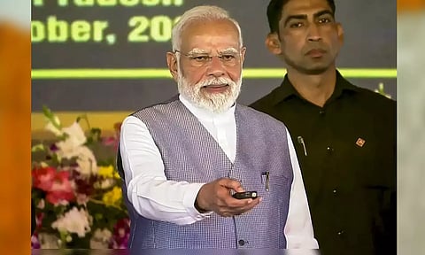 ரூ.13,430 கோடி மதிப்பிலான திட்டங்களுக்கு அடிக்கல் நாட்டினார் பிரதமர் மோடி