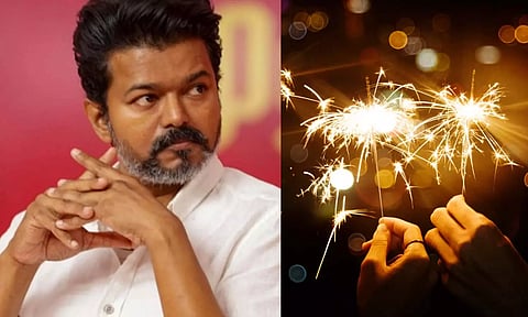 தீபாவளி கொண்டாட்டம் வேண்டாம்- தொண்டர்களுக்கு த.வெ.க. வேண்டுகோள்