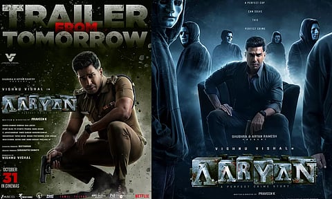 "ஆர்யன்" படத்தின் டிரெய்லர் நாளை வெளியாகிறது