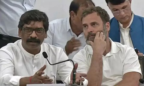 கூட்டணியில் குழப்பம்: பீகார் தேர்தலைப் புறக்கணித்தது ஹேமந்த் சோரன் கட்சி