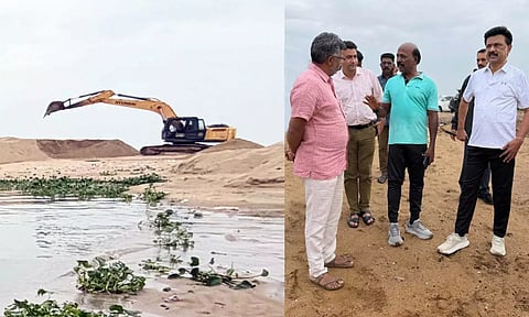 முகத்துவாரத்தில் ஆய்வு செய்தார் முதலமைச்சர் மு.க.ஸ்டாலின்