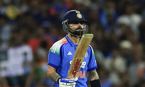 விராட் கோலி அரைசதம்: ஒருநாள் கிரிக்கெட்டில் அதிக ரன்கள் அடித்த வீரர்கள் பட்டியலில் சங்ககராவை முந்தினார்