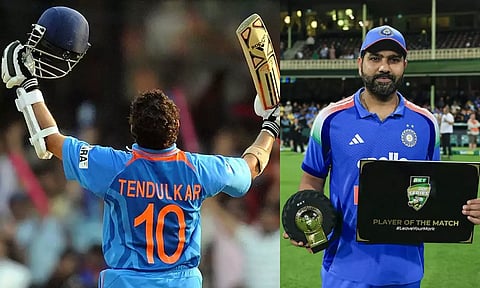 ODI-யில் ஆஸ்திரேலியாவுக்கு எதிராக அதிக சதம்: சச்சின் சாதனையை முறியடித்த ரோகித் சர்மா