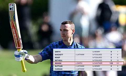 ஒருபக்கம் 9 விக்கெட்டுகள் இழப்பு.. மறுபக்கம் 82 பந்தில் சதம் - ஐகானிக் இன்னிங்ஸ் ஆடிய ஹாரி புரூக்