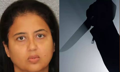 வீட்டு வேலை செய்யாத கணவனுக்கு கத்திக்குத்து.. அமெரிக்காவில் இந்திய வம்சாவளி ஆசிரியை கைது