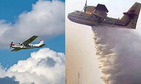 டெல்லியில் அதிகரித்த காற்று மாசு: செயற்கை மழை பெய்ய வைக்க புறப்பட்ட விமானம்