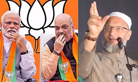 உண்மையான ஊடுருவல்காரர்கள் டெல்லியில் உள்ளனர் - ஓவைசி ஒரே போடு!