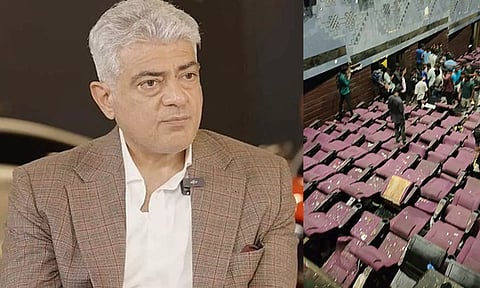 கொண்டாட்டம் என்ற பெயரில் ரசிகர்கள் தியேட்டரை சேதப்படுத்துவது நிறுத்தப்பட வேண்டும் - அஜித்