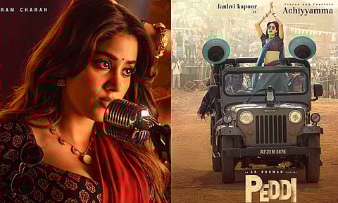 'பெத்தி' படத்தில் ராம் சரணுக்கு ஜோடியாக நடிக்கும் ஜான்வி கபூரின் கதாபாத்திர போஸ்டர் வெளியீடு