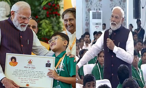 VIDEO: இதய நோயில் இருந்து மீண்ட 2,500 குழந்தைகளுடன் உற்சாகமாக உரையாடிய பிரதமர் மோடி