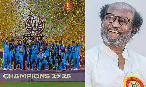 வரலாறு படைக்கப்பட்டுள்ளது... உலக கோப்பை வென்ற இந்திய மகளிர் அணிக்கு ரஜினிகாந்த் பாராட்டு!