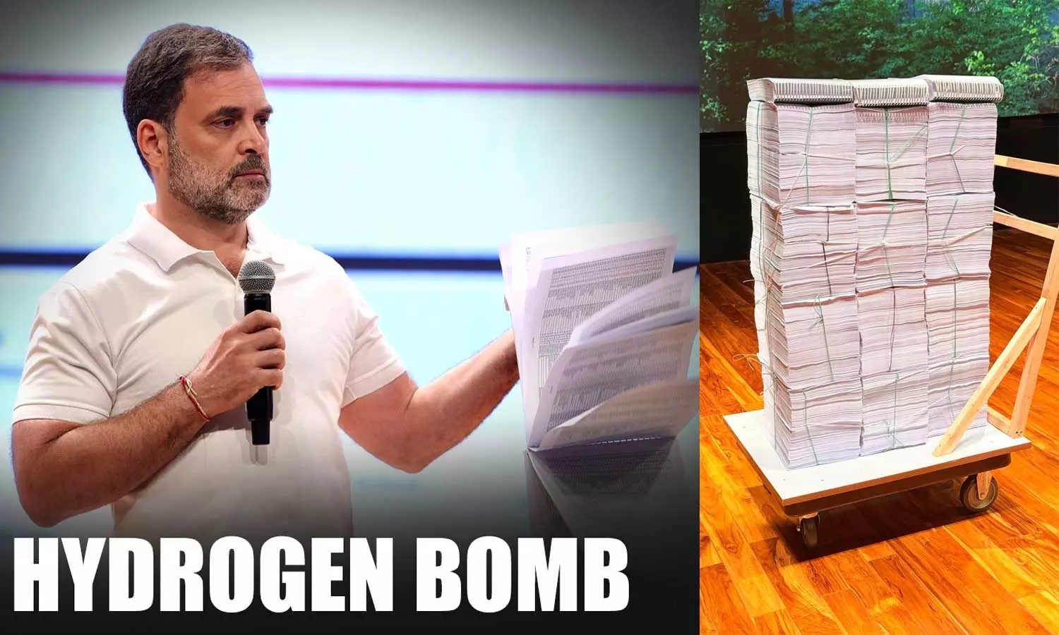 'வாக்குத் திருட்டு' தொடர்பான ஹைட்ரஜன் குண்டை இன்று வெளியிடுகிறார் ராகுல் காந்தி