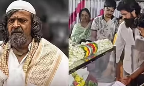 ஹரிஷ் ராய் உடலுக்கு அஞ்சலி செலுத்திய யாஷ்