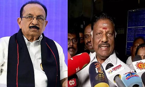 வைகோ குற்றச்சாட்டுக்கு ஓ. பன்னீர் செல்வம் பதில்