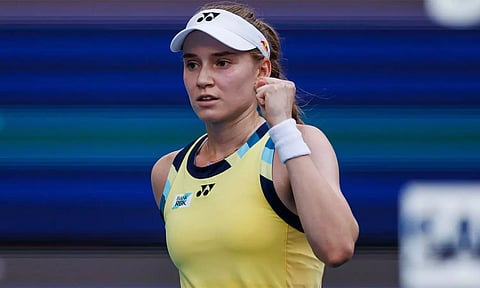 பெண்கள் டென்னிஸ் சாம்பியன்ஷிப்: இறுதிப்போட்டிக்கு முன்னேறினார் கஜகஸ்தான் வீராங்கனை