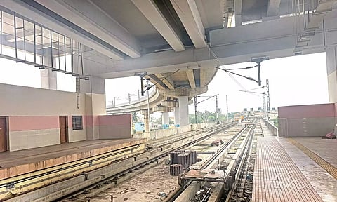 வேளச்சேரி-பரங்கிமலை இணைப்பு: மூன்றடுக்கு ரெயில் நிலையமாக முகம் மாறும் பரங்கிமலை நிலையம்