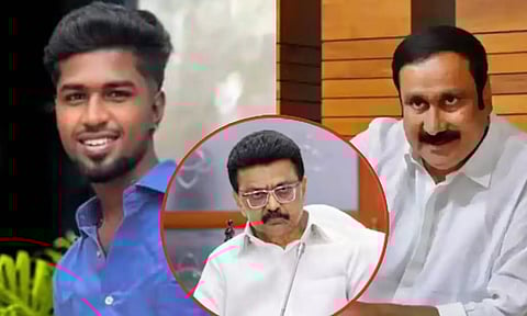 இளைஞர் கொலை: சட்டம்- ஒழுங்கு என்ற சொல்லை உச்சரிக்கக் கூட ஸ்டாலின் அரசுக்கு தகுதியில்லை- அன்புமணி