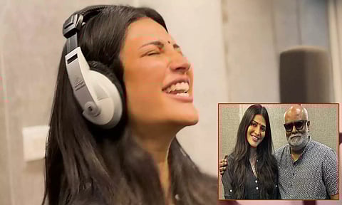 ஸ்ருதிஹாசன் குரலில் 'Globe Trotter' ப்ரோமோ பாடல் வெளியீடு