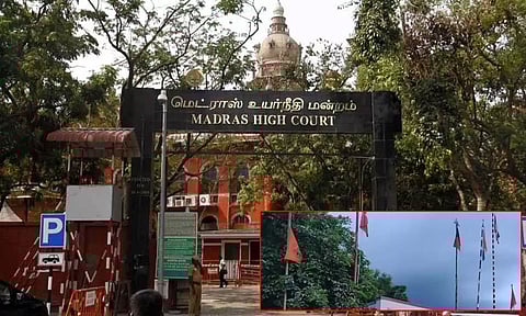 கொடிக்கம்பங்களை அகற்றக் கோரிய வழக்கு: அரசு மீது உயர்நீதிமன்றம் அதிருப்தி