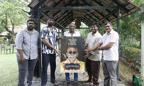 வெளியானது மொட்டை ராஜேந்திரனின் 'ராபின்ஹுட்' பட டிரெய்லர்