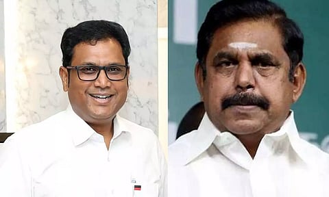 முதலீடுகள் தொடர்பான இ.பி.எஸ்.-இன் குற்றச்சாட்டுக்கு அமைச்சர் டி.ஆர்.பி.ராஜா பதில்