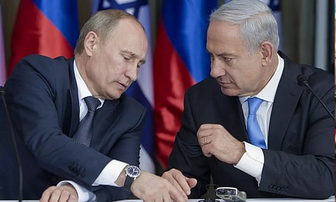 இஸ்ரேல் பிரதமர் நேதன்யாகுவுடன் போனில் உரையாடிய ரஷிய அதிபர் புதின்.. என்ன பேசினார்?