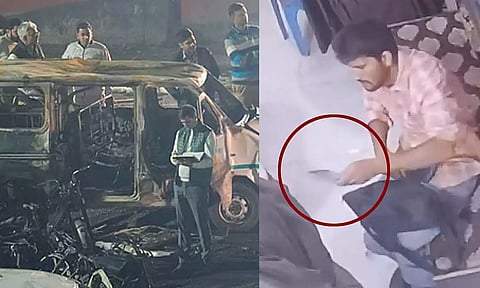 டெல்லி கார் குண்டு வெடிப்பு- தீவிரவாதியின் 2 செல்போன்களை தேடும் பணி தீவிரம்