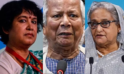 ஷேக் ஹசீனா குற்றவாளி என்றால் முகமது யூனுஸ் யார்? - கேலிக்கூத்து என வங்கதேச எழுத்தாளர் தஸ்லீமா காட்டம்
