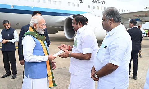 மதுரை, கோவை மெட்ரோ ரெயில் திட்டம்: பிரதமரிடம் இ.பி.எஸ் கோரிக்கை