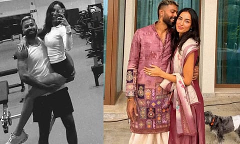 ஹர்திக் பாண்ட்யா தனது காதலியுடன் ஜிம்மில் எடுத்துக்கொண்ட புகைப்படங்கள் இணையத்தில் வைரல்