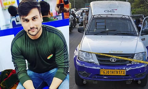 இடது: கான்ஸ்டபிள் அன்னபா நாயாக்