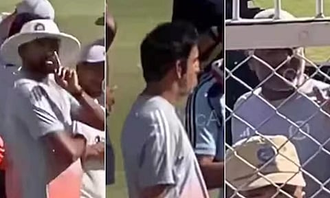 வீடியோ: கம்பீர் Down... Down என கோஷமிட்ட ரசிகர்கள்... சிராஜ் செய்த செயல் வைரல்