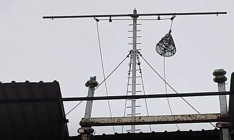 9 துறைமுகங்களில் 4-ம் எண் புயல் எச்சரிக்கை கூண்டு ஏற்றம்